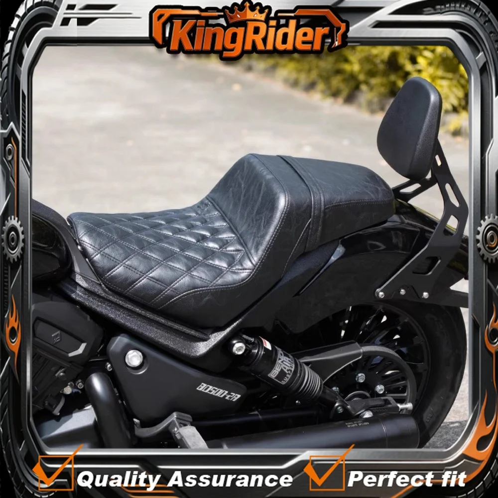 Benda DARK FLAG 500 Modification: Integrated High and Low DS Style Seat, Seamless Installation, Comfortable Seat and Taillights