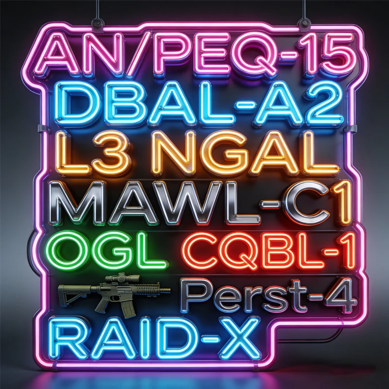 

Фонарь для охоты NGAL PEQ DBAL MAWL CQBL OGL RAID, аксессуары для тактических игр, военных симуляций и активного отдыха, для игрушечного оружия