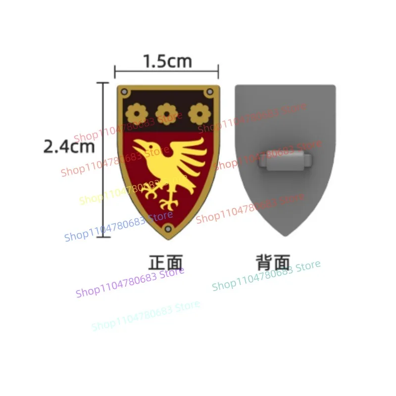 MOC اللبنات بلاك هوك التنين درع عباءة التجمع نموذج تمثال أنيمي الكرتون ملحق لعبة هدية عيد