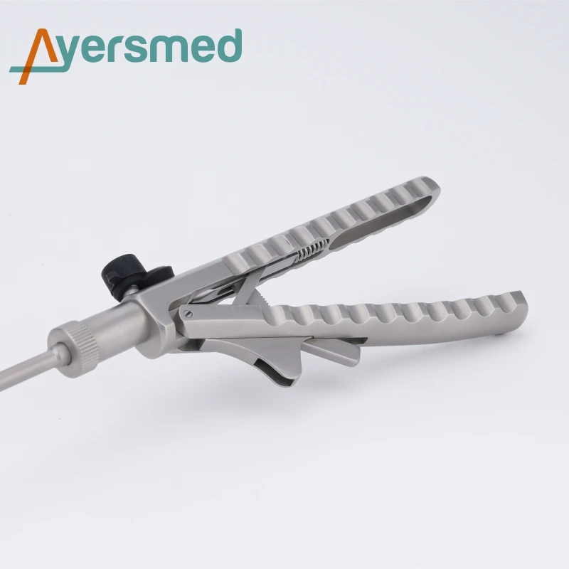 Medical User Laparoscopic Needle Holder J&J Type, Laparoscopic Needle Forceps 5x330mm