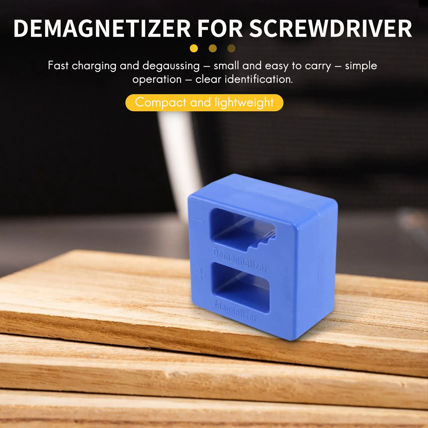 Новый намагничивающий размагничиватель для наконечников отверток, винтовых бит, магнитный инструмент