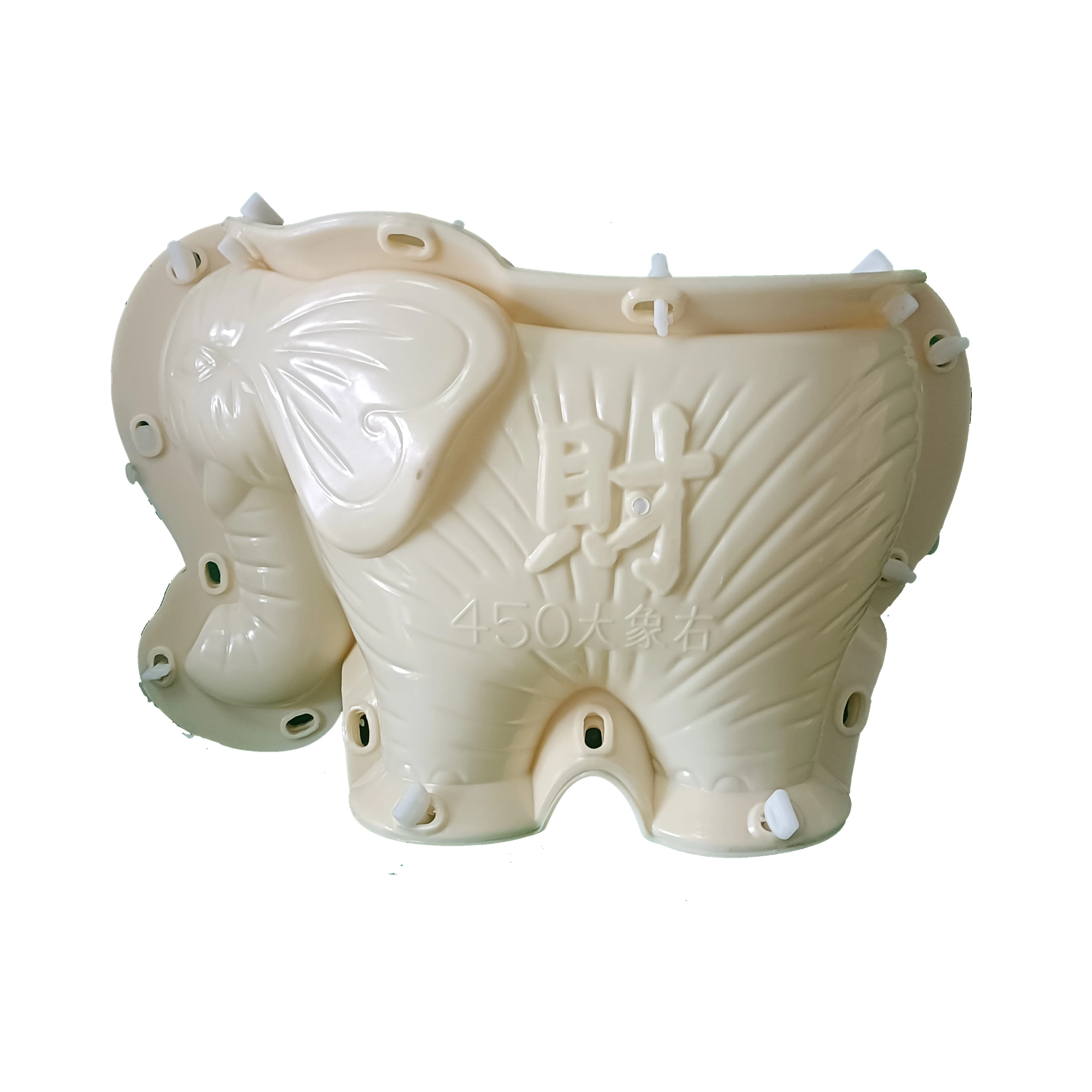 Precast 45cm Garden Decorative Concrete Animal Large Elephant shape Planter flower Pot molds for garden