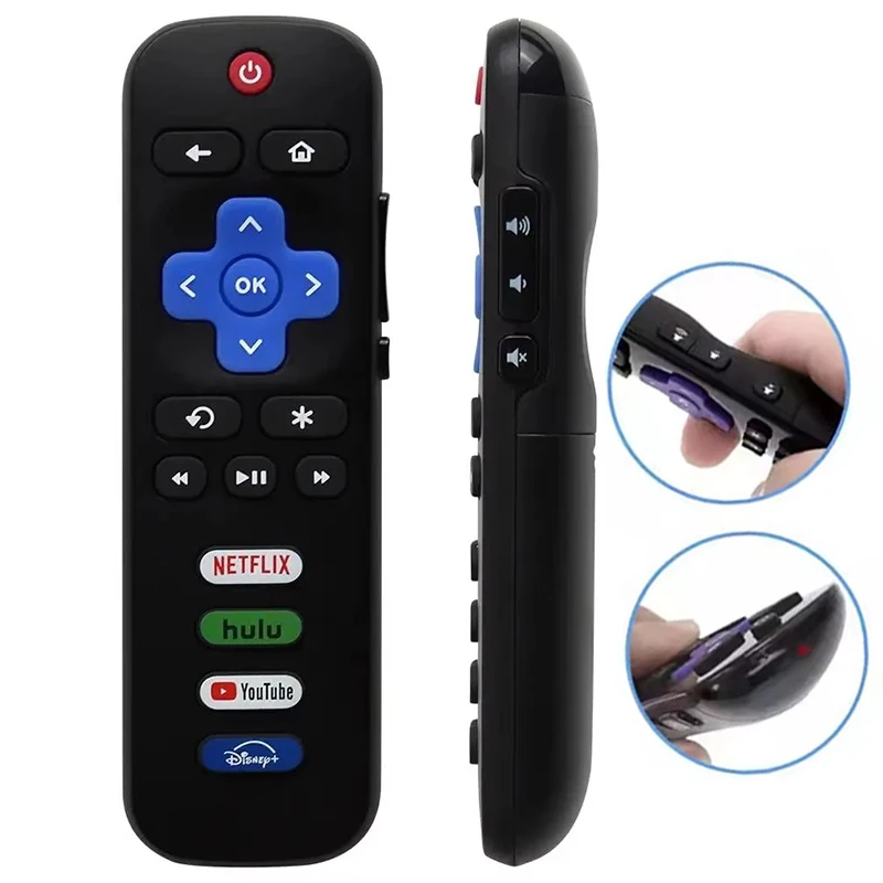 Universal RC280A TV Remote Not For Roku Stick Box Family Living Room Remote Gear For Roku Smart TV Models Accessories Home Desk