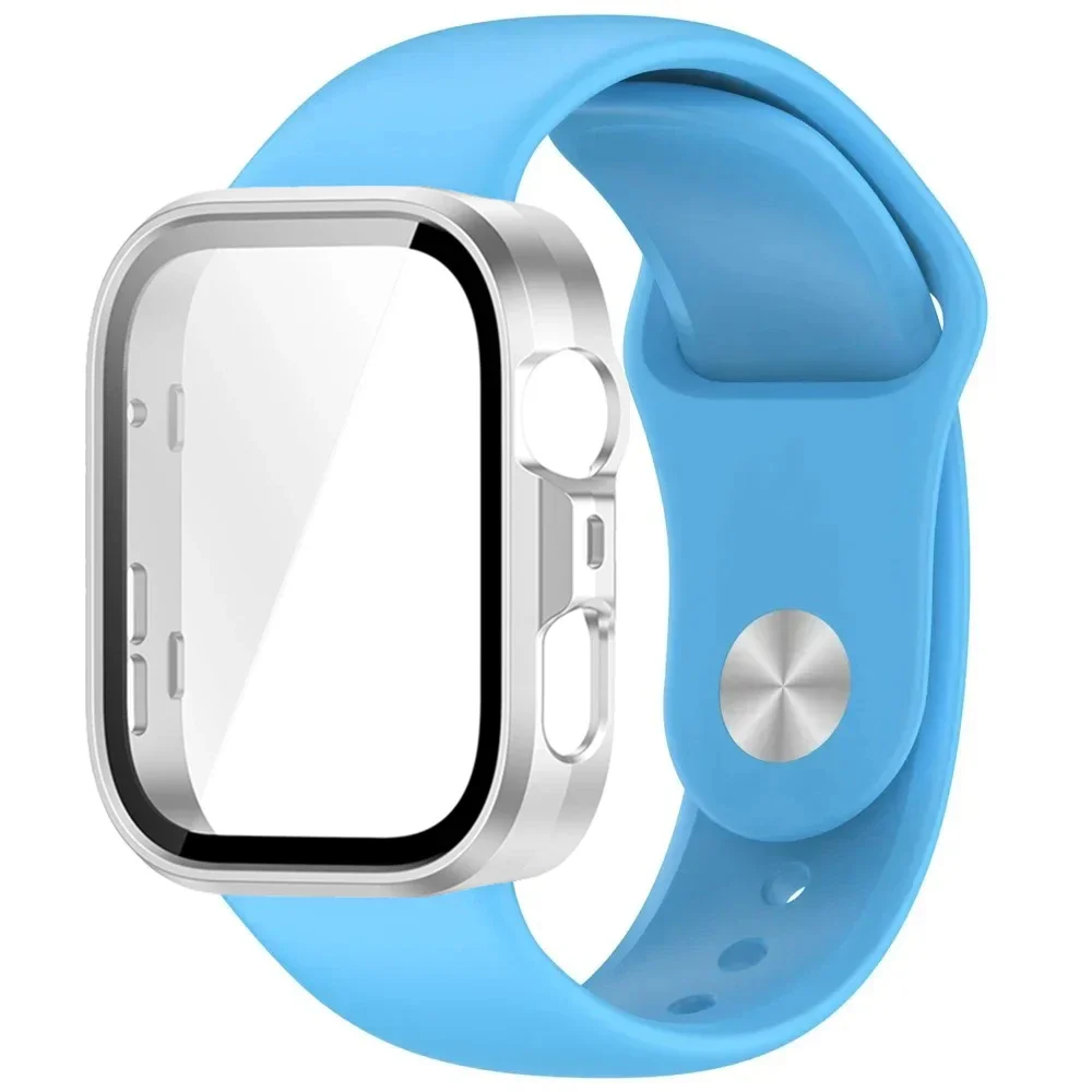 Custodia per PC + cinturino in silicone per Huawei Watch Fit 4 4 Pro Guscio protettivo Bracciale sportivo Bracciale Huawei Watch Fit 3 4 Correa Belt