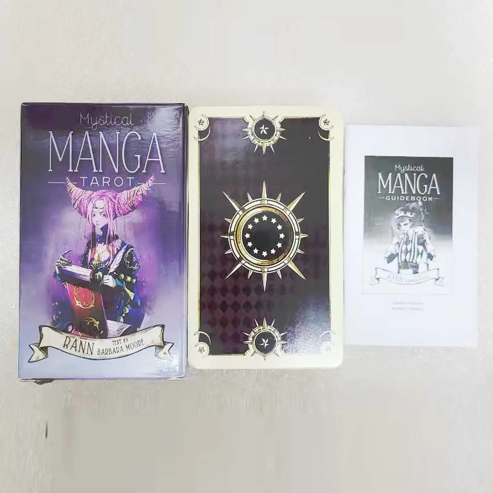 

12x7 cm Paper Manual Mystical Manga Tarot Card Game