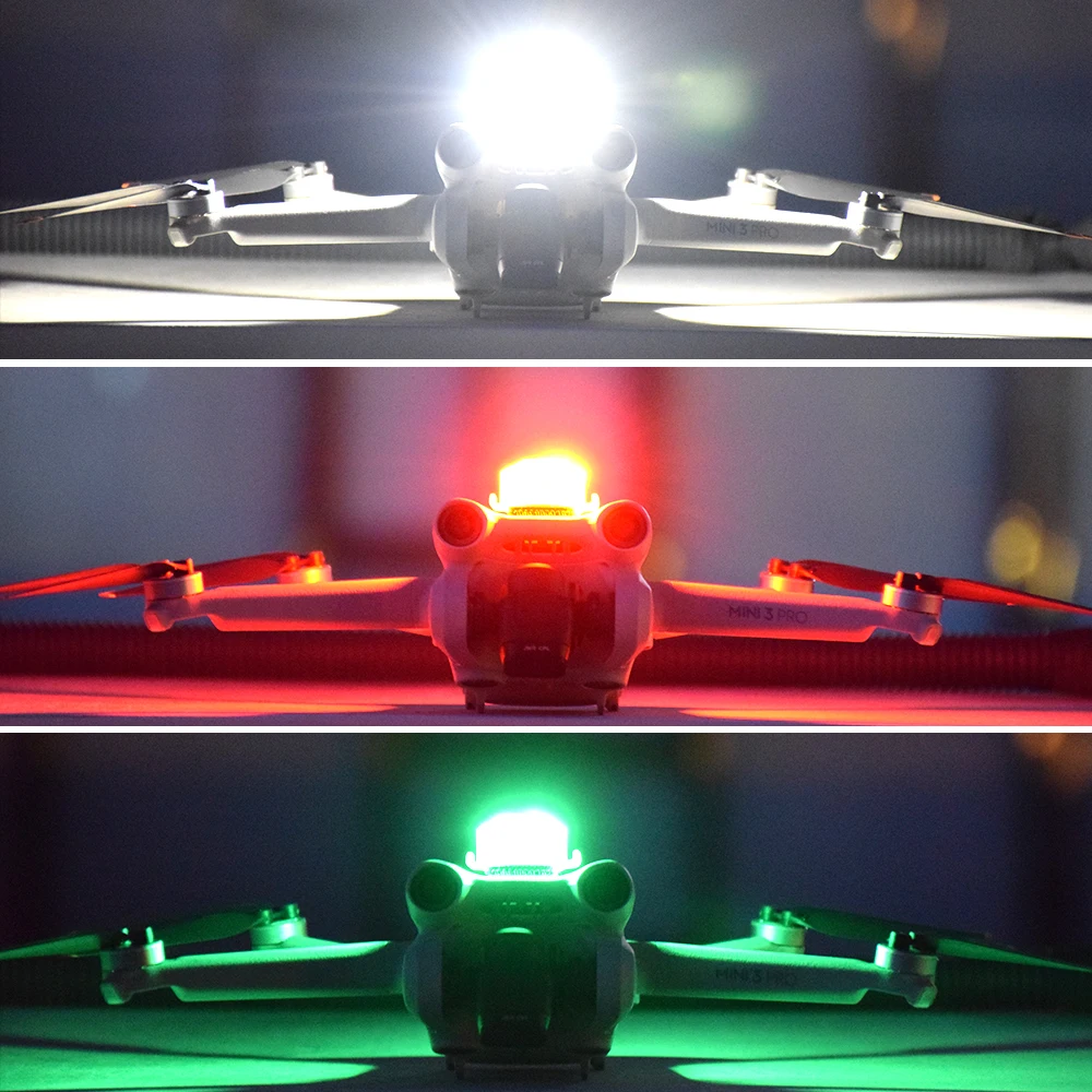 Drone Strobe Light per DJI Avata 2/Avata Mini 3 Pro/Mavic 2/3/Pro/FIMI X8 SE Night Flying Signal Lamp LED Navigation Flash Light