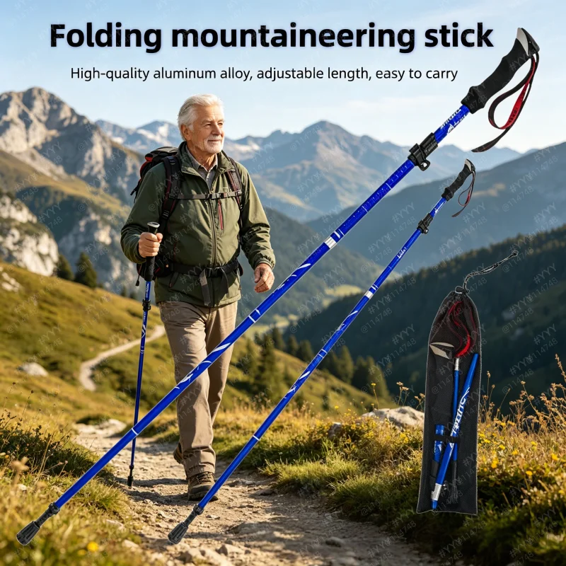 

Компактные и складные треккинговые палки, регулируемые по длине, подходят для походов на природе и прогулок по горным тропам. Короткая конструкция, прочные.