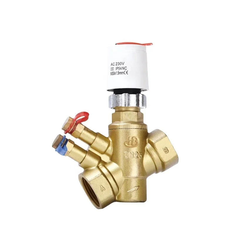 

ATV&UTVElectric Automatic Balance Valve Water Flow Control Valves Brass Two-Way Pressure-Independent Balancing Valve