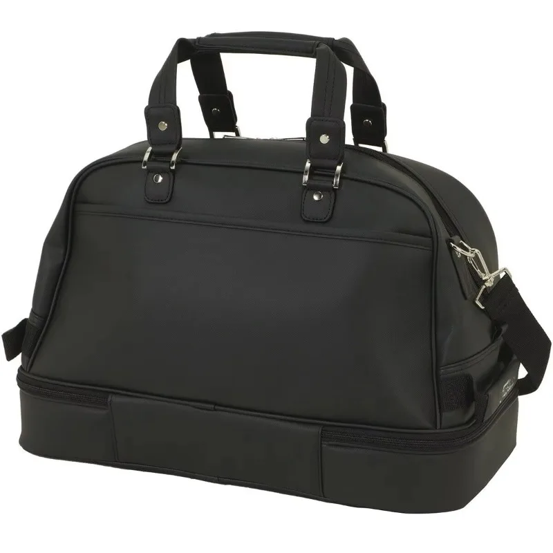 

Sports gym travel bag black shoes pocket bag appearance and texture