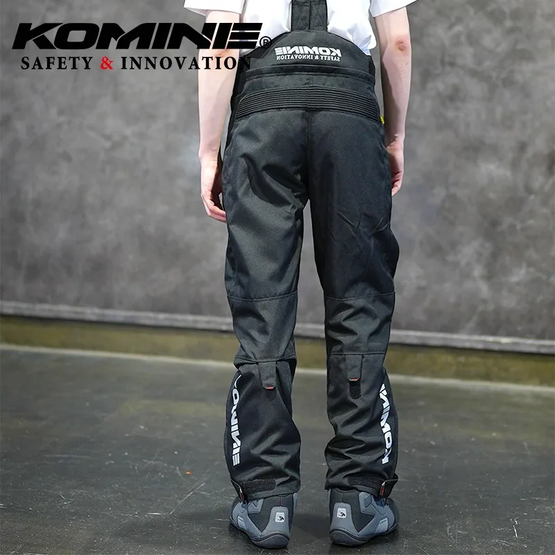 KOMINE PK-934 Otoño/Invierno CE2 para hombre, arnés protector, pantalones de montar, pantalones térmicos impermeables informales para motocicleta