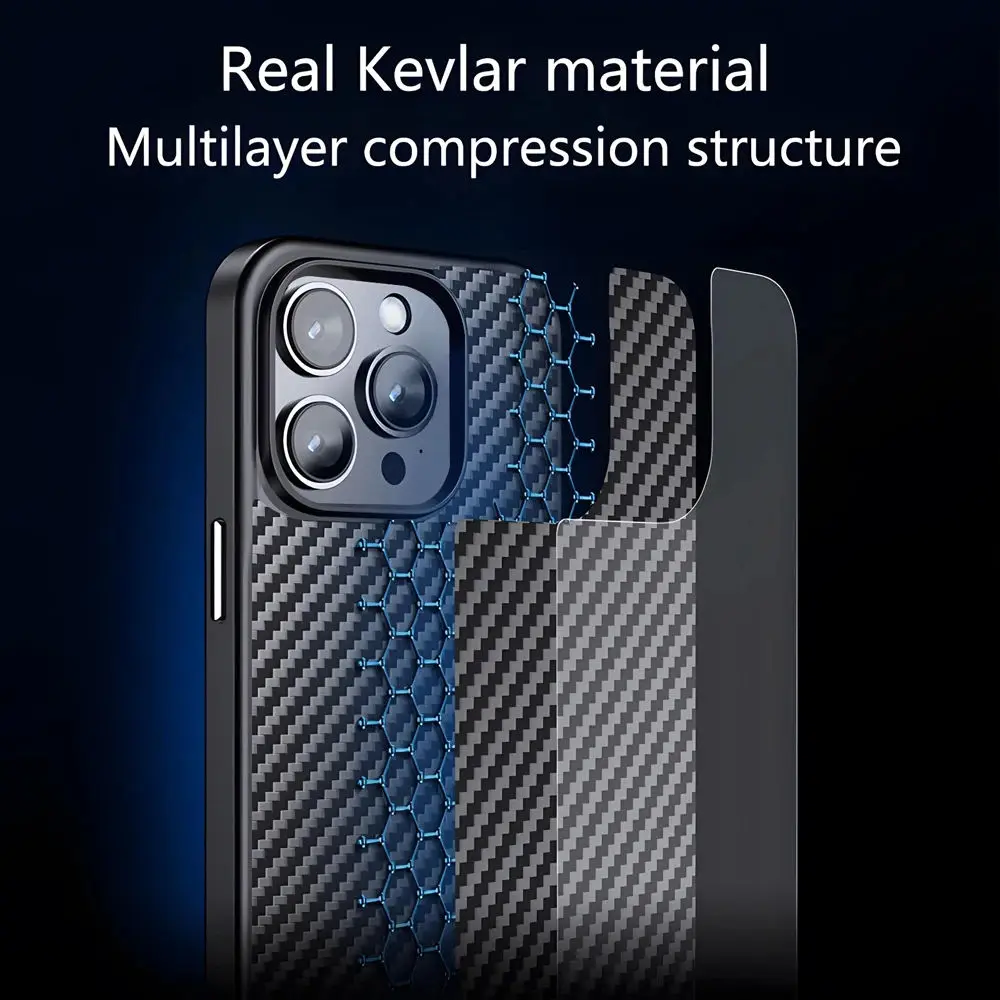 

Cool Truly Forged Carbon Fiber Twill Fiber Phone Case for IPhone 16 15 14 13 12 Pro Max Plus Luxury Gloss Magsafe Wireless funda