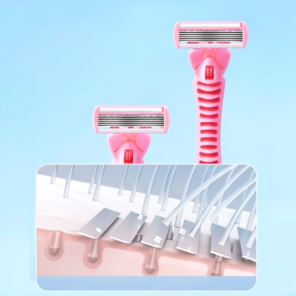 Manual Body Hair Shaver Portable Bikini Trimmer For Underarm Legs Smooth Skin Grooming Tool Women Personal Care Set