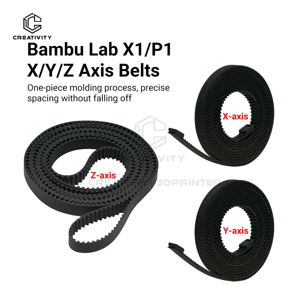 

Bambulab X1 P1P P1S 3D Printer Synchronous Belt X Y Z-Axis Rubber Timing Belt Z-Axis Ring Belt 1142mm For P1P 3D Printer