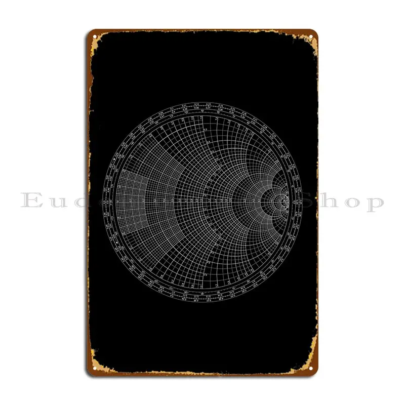 Smith Chart Metal Plaque Poster Bar Cave Bar Cave Club Club Bar Customized Tin Sign Poster