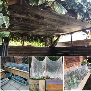 شبكة حماية حشرات الحديقة ، شبكة غطاء للعناية بالنباتات والخضروات والفواكه ، شبكة واقية من الدفيئة ، مكافحة الآفات ، المعاوضة المضادة للطيور أفضل 12 معاوضة طيور مبيعات - رقم 6