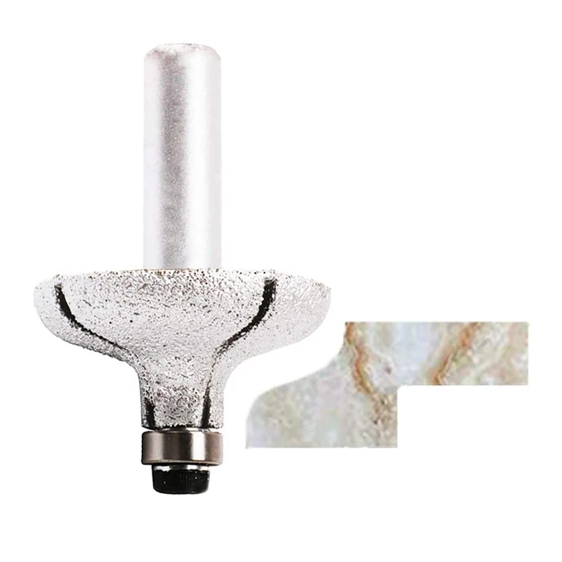 Big Deal Diamond Router Bits 1/2 Inch Shank Brazed Profile Wheel For Quartz Stone Artificial Stone Granite Marble Ceramic