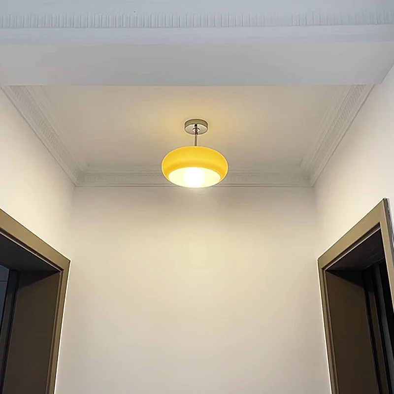 Retro Glass Ball LED Pendant Lights FOR Balcony Restaurant Corridor Bedroom Wardrobe Chandelier Home Decor Lusters Luminaires