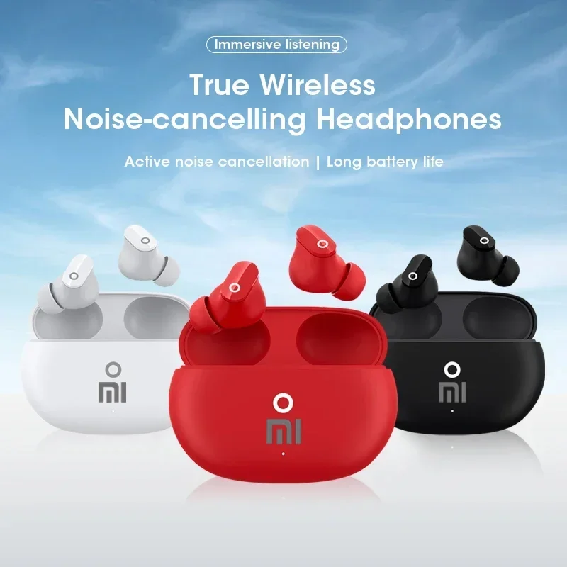 Xiaomi Bluetooth Earphone True Wireless Earbud HiFi Stereo Sound Waterproof Headset Built-in Mic Over Ear Earphone Sport Earbuds