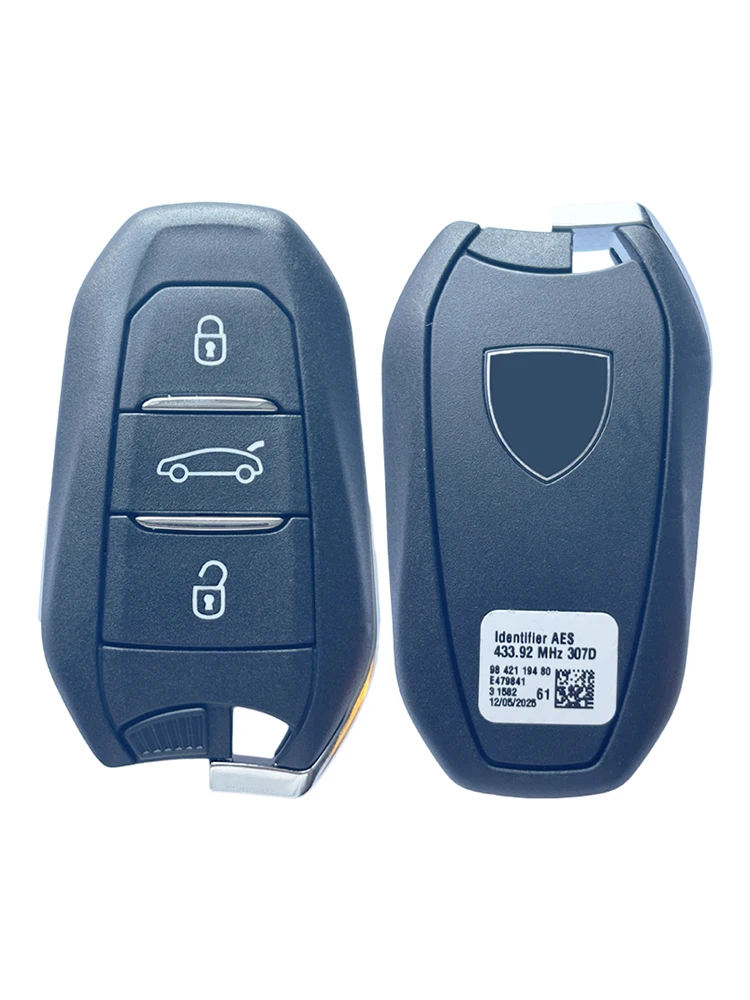 

A3M15 Smart Remote Key Keyless Go 433.92MHz FSK 4A Chip for Peugeot