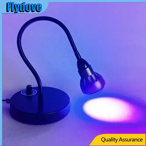 조정 가능한 클램프 UV 램프 100W 고강도 광 효과 수지 접착제 경화 그림자없는 접착제 녹색 오일 응고 도구