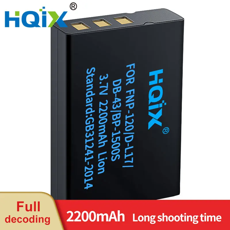 HQIX for Fujifilm FINPIX F10 F11 ZOOM Camera NP-120 Battery Charger