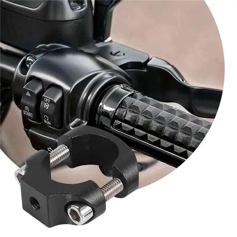 A48P-3X TG80 Headlight Fixed Shelf Handlebar 22Mm 7/8Inch Motorcycle Headlight Mount Holder Tube Clamp For Cafe Racer Chopper