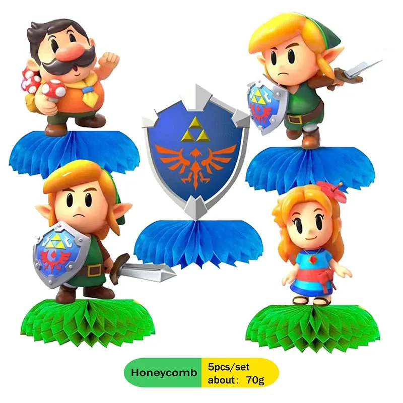 Gioco ZELDA Decorazione per feste Stoviglie usa e getta Decorazioni per feste di compleanno Forniture a tema per bambini per giocattoli regalo per