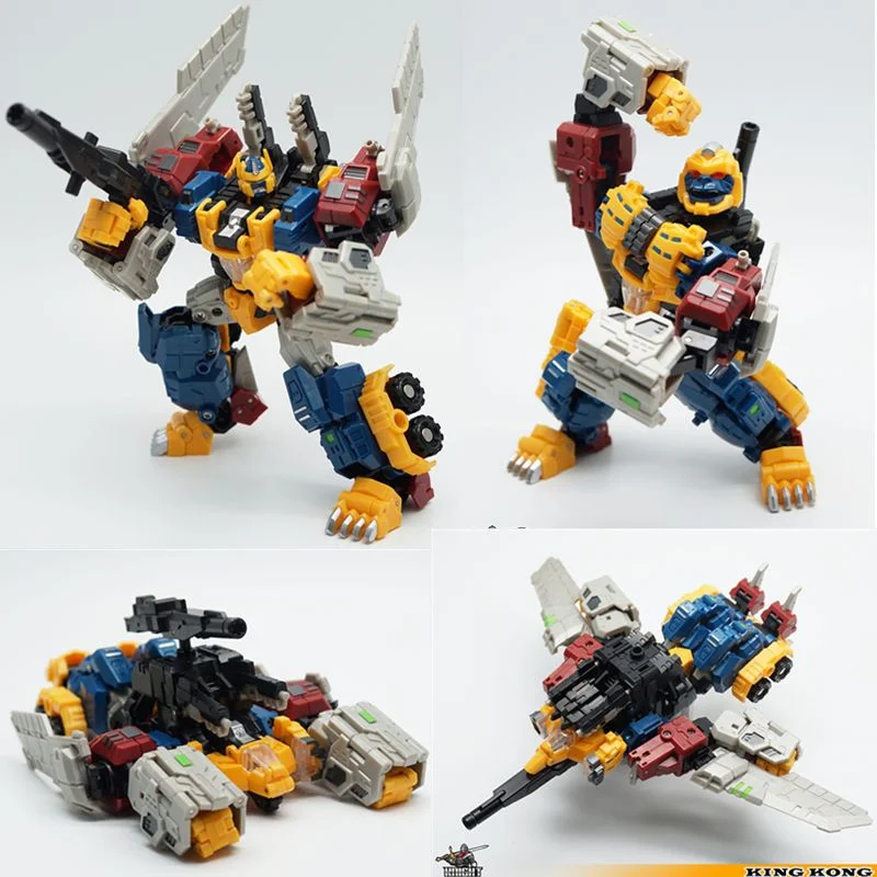 Em estoque brinquedos transformados 8802b escuro quatro transformações capitão orangotango super guerreiro modelo bw besta homem king kong
