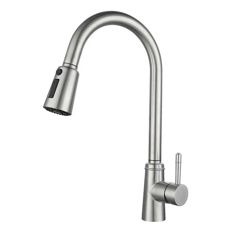 

Bathroom Accessories, Kitchen Pull-out Touch Controlled Hot and Cold Rotating Washbasin Faucet