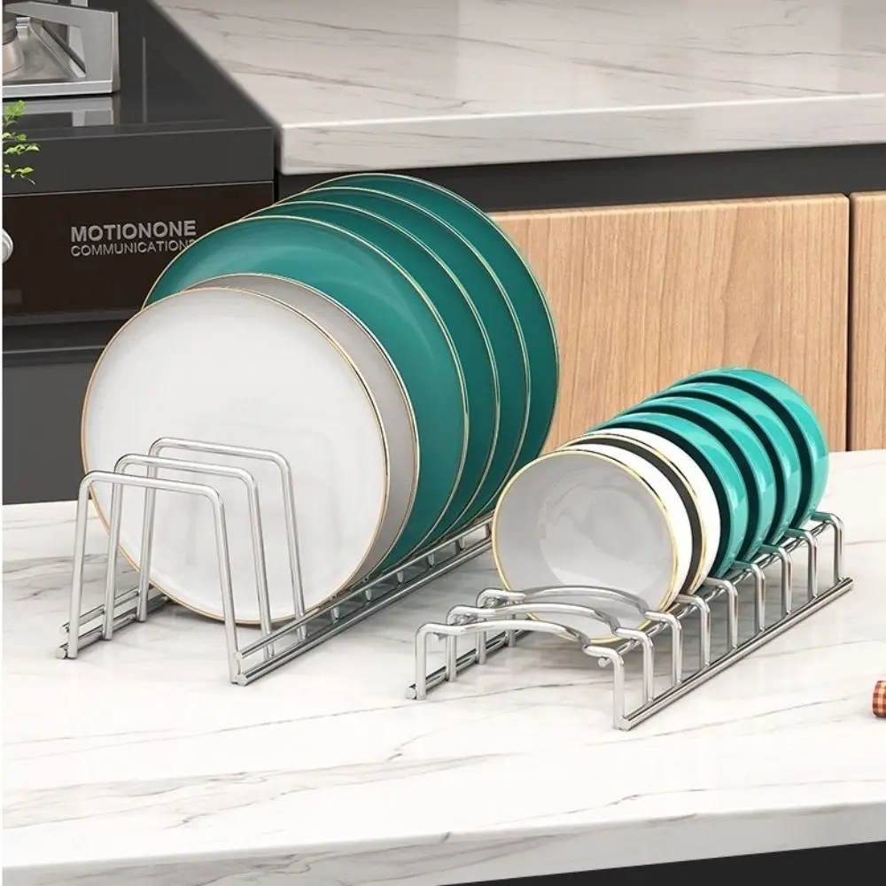 

Multipurpose Dish Drying Rack Stainless Steel Rust-Proof Bowl Draining Rack Kitchen Organizer Space Saving Dish Drying Holder