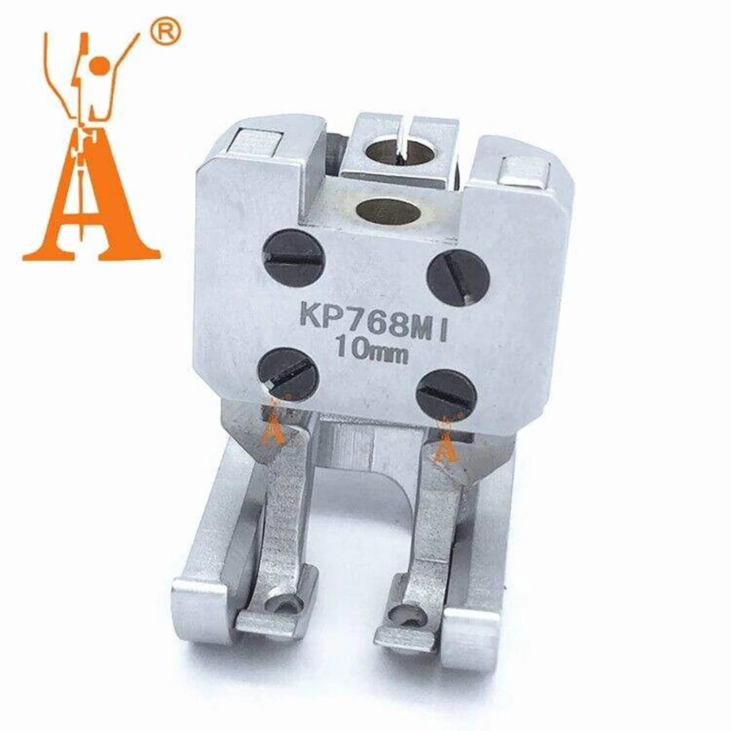 أجزاء ماكينة الخياطة Durkopp KP768-MO KP768-MI قطعة قدم الضغط في ماكينة الخياطة إبرة مزدوجة أنبوب دليل عالية منخفضة الأنابيب القدم للخياطة المتينة #4