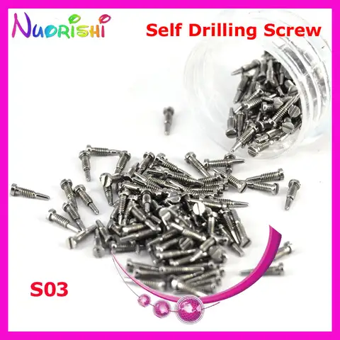 500개 안경용 셀프 드릴링 나사 셀프 브레이킹 태핑 나사 무료 배송