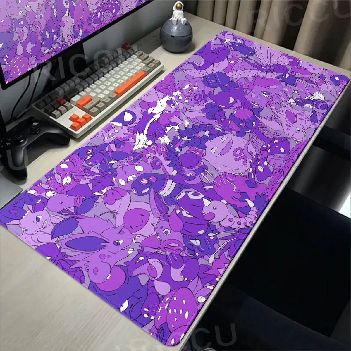 Computer Mouse Pad Pokemon Pattern Gaming MousePad Lock-Edge Large Table Mat Aesthetics Gamer Keyboard Desk Carpet Fast Delivery