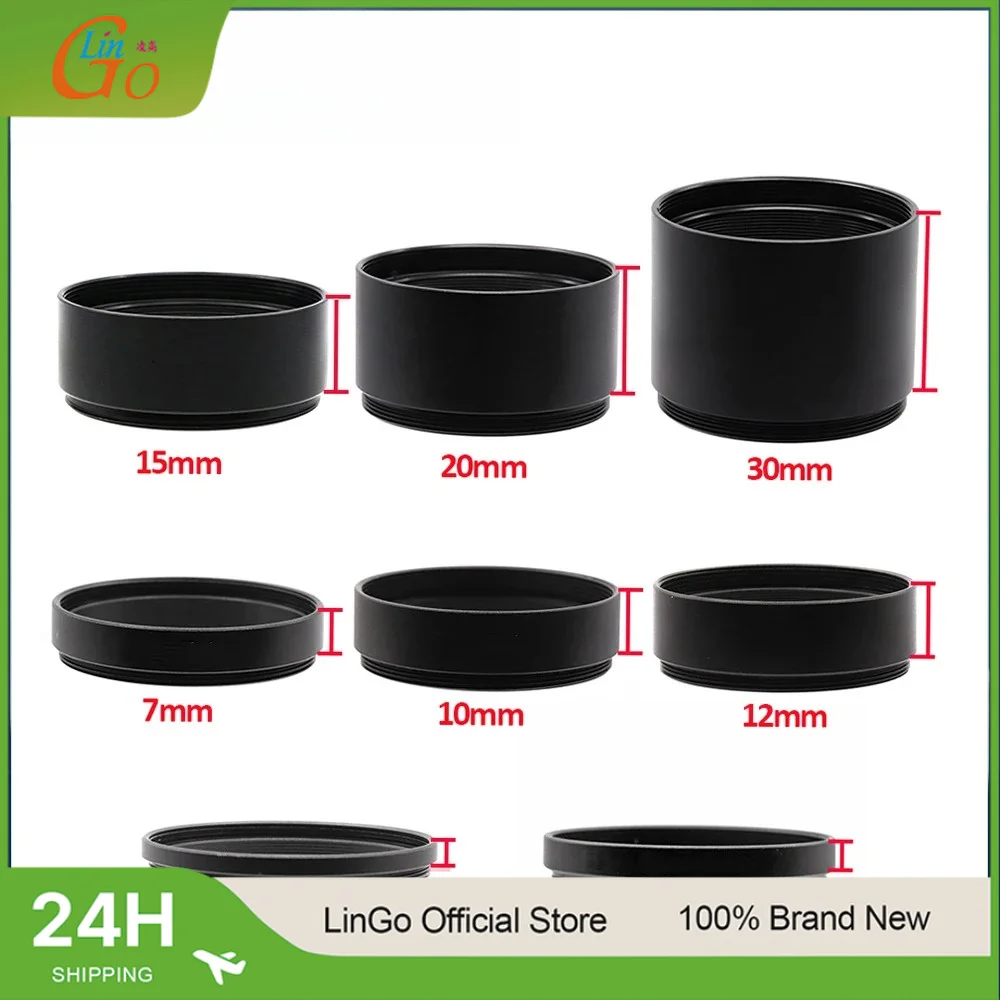 LinGo M42X0.75 Focal Length Extension Tube Astronomical Telescope PhotographyExtensionTube 3/5/7/10/12/15/20/30mm Extension Ring
