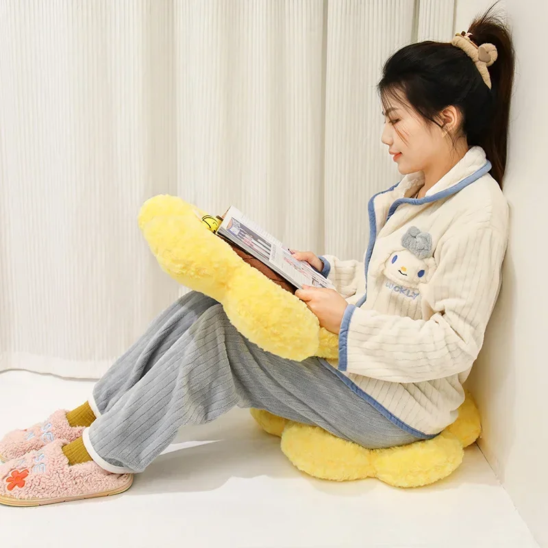 Coussin de décoration de chambre en peluche avec équation, oreiller de tournesol jaune mignon, fleur douce, jouets en peluche, cadeau d'anniversaire et de Noël pour enfants