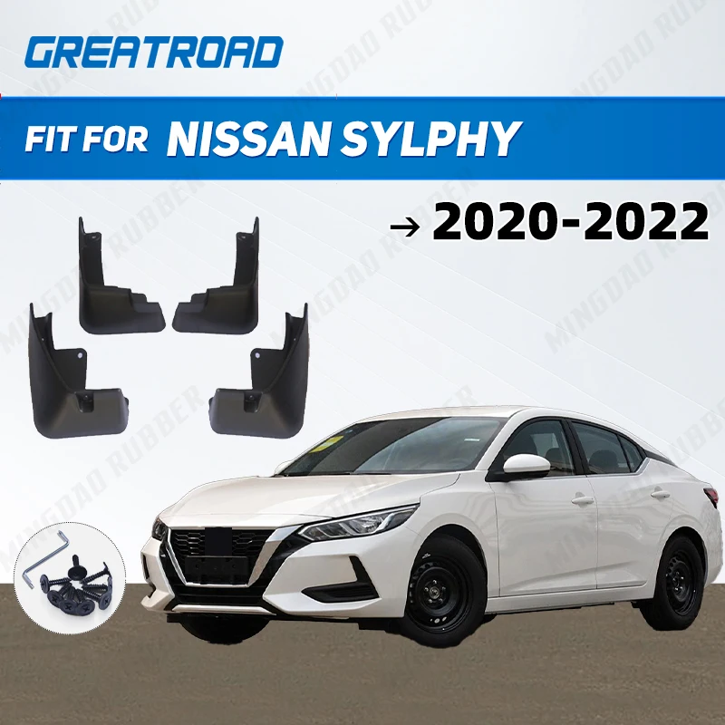 For Nissan Sylphy 2020 2021 2022 Fender Mudguard Mud Flaps Guard Splash Flap Mudguards Car Accessories
