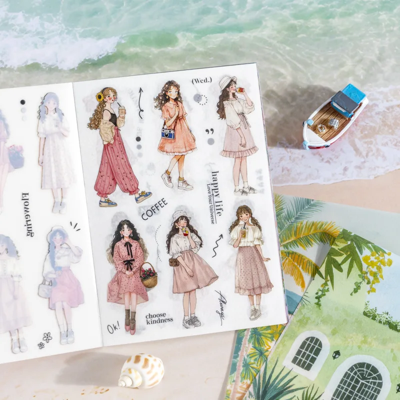 

20pcs/1lot Kawaii Stationery Stickers Comfortable journey Diary Decorative Mobile Stickers Scrapbooking DIY Craft Stickers