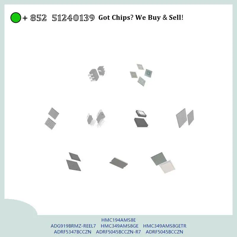chip-circuito-integrado-chip-mcu-hmc194ams8e-adg919brmz-reel7-hmc349ams8ge-hmc349ams8getr-adrf5347bcczn-adrf5045bcczn-r7