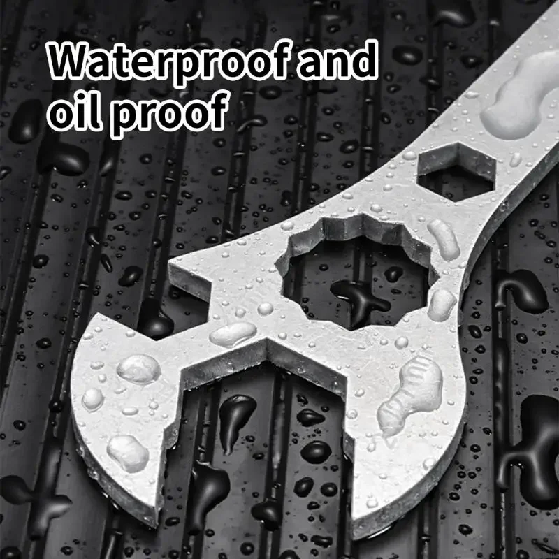 Adjustable Steel Nut Wrench Tool For AC Repair Comfortable NonSlip Handle Precise Measurement Marking Scale Tool