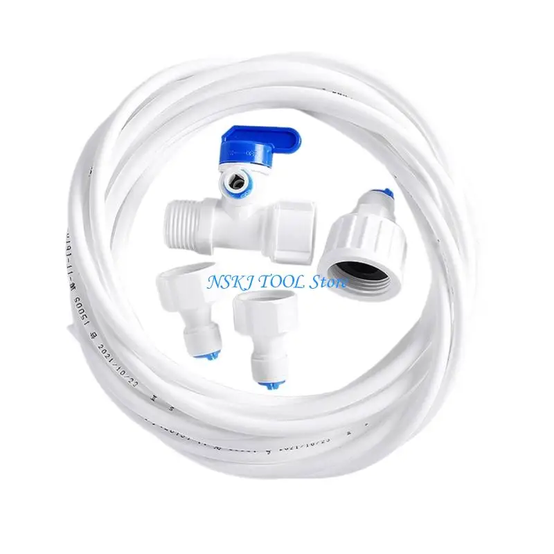 L8RC Universals Water Supply Line Water Hose Kits Water Purification Fittings Assembly Convenient Water Hose Set Easy to Use