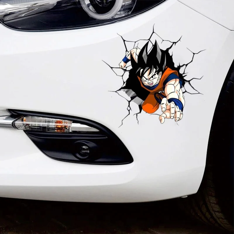 Anime Dragon Ball Z 3D car sticker car rear creative decorative body sticker cartoon decorative anime Decorative stickers - view 6