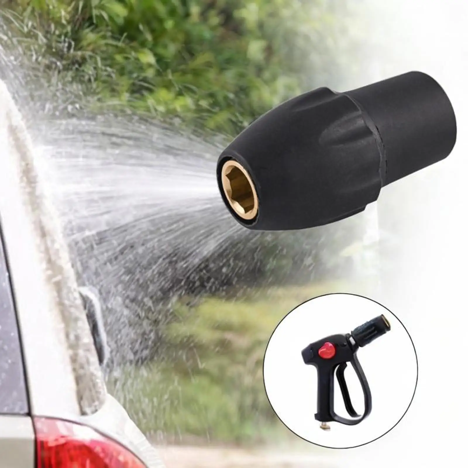 อะแดปเตอร์ข้อต่อเร็วสำหรับเครื่องฉีดน้ำแรงดันสูง ขนาดเกลียวตัวผู้ G1/4”