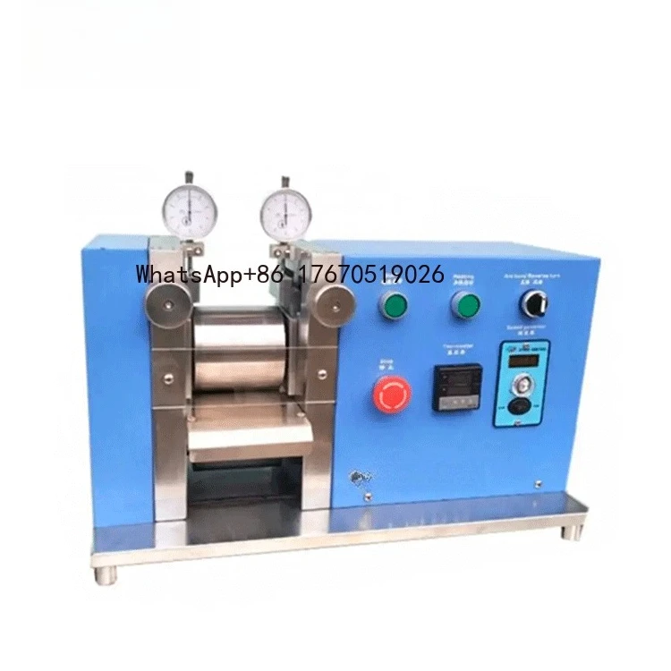 Electric Hot Rolling Press Electrode Heat Roller Press Roll Machine With100 - 400mm Rolling Width