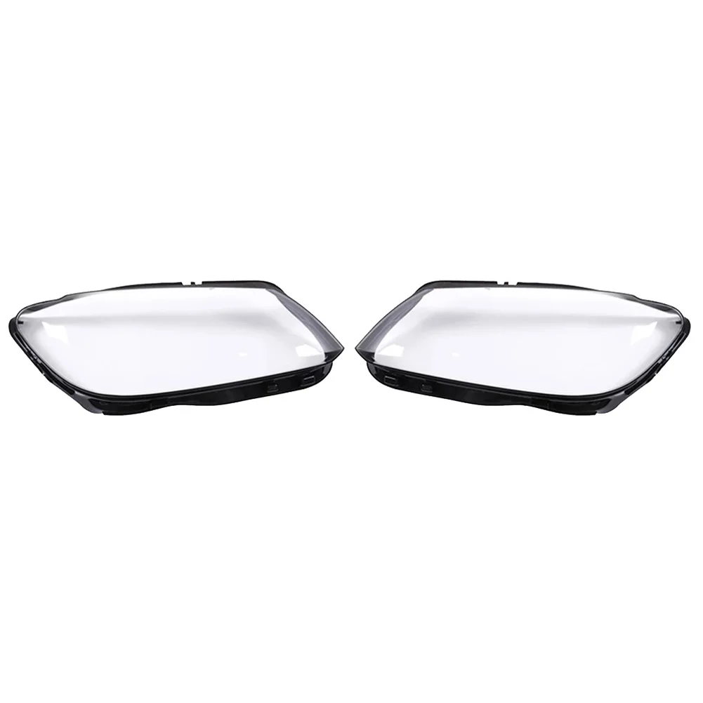 

1Pair Car Front Headlight Cover Headlamp Lens Shell Replacement For-Touran 2011- 2015