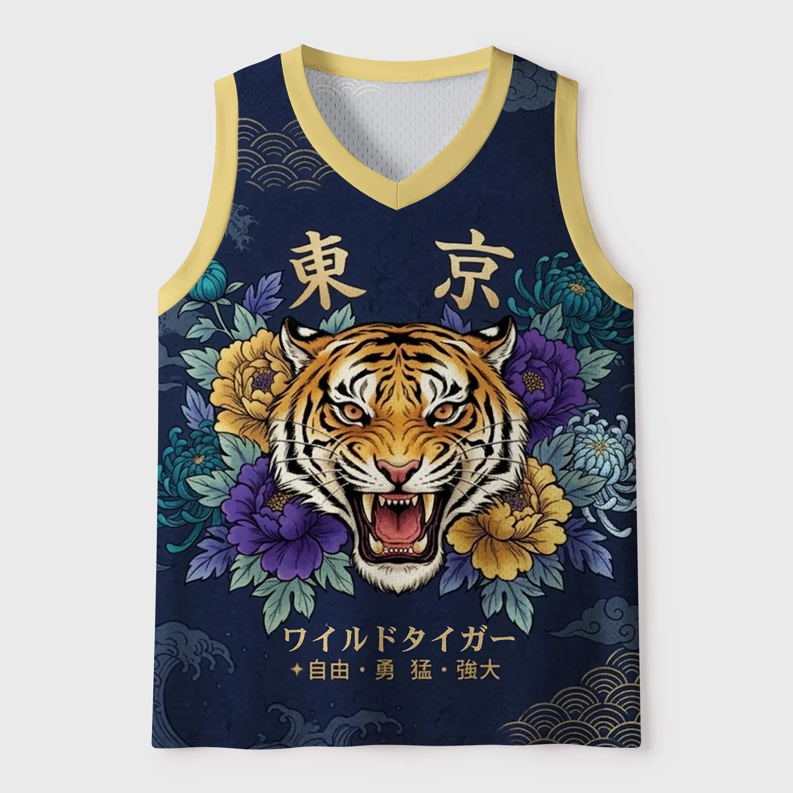 2026 Summer Fashion New Gothic Fun Tiger Mighty 3D Printed Tank Top Y2K Outdoor Home Parent Child Sports Tank Top Large