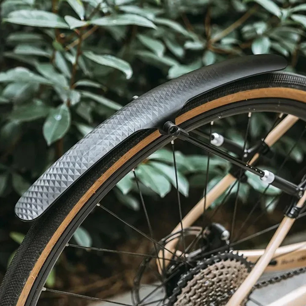 Guardabarros de bicicleta de carretera, Protector de neumáticos delantero y trasero 700C, guardabarros de agua para bicicleta de montaña, piezas de ciclismo, 1 unidad