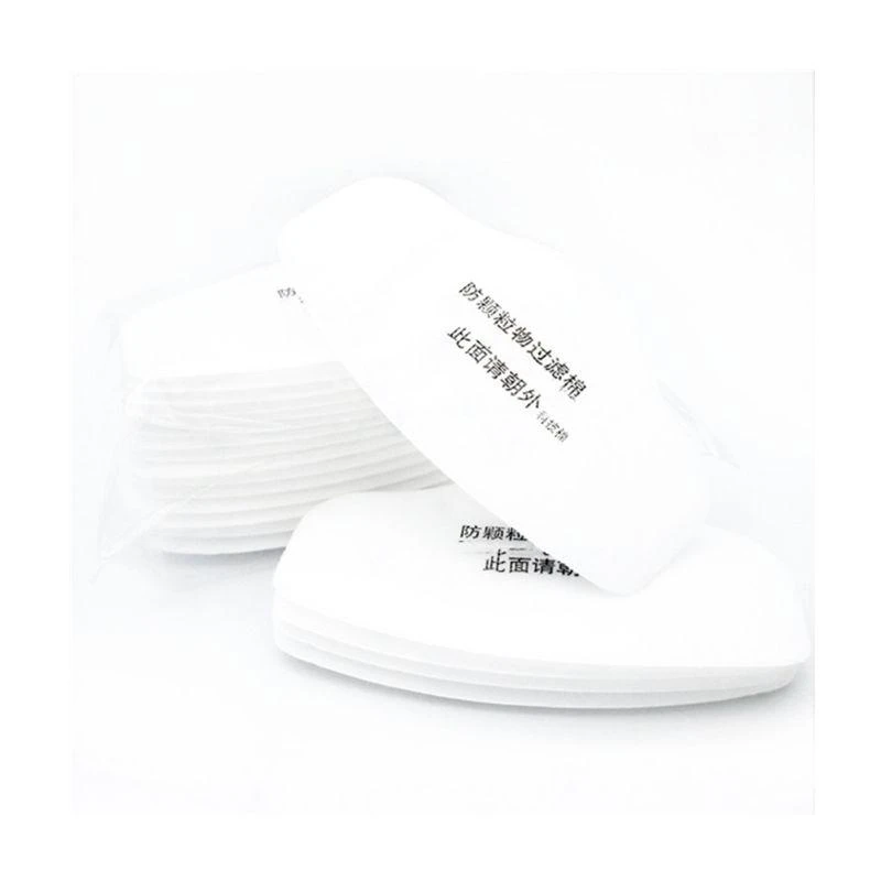 W89C Face Mask Particulado químico Filtro filtro algodón Decoración casa del filtro algodón