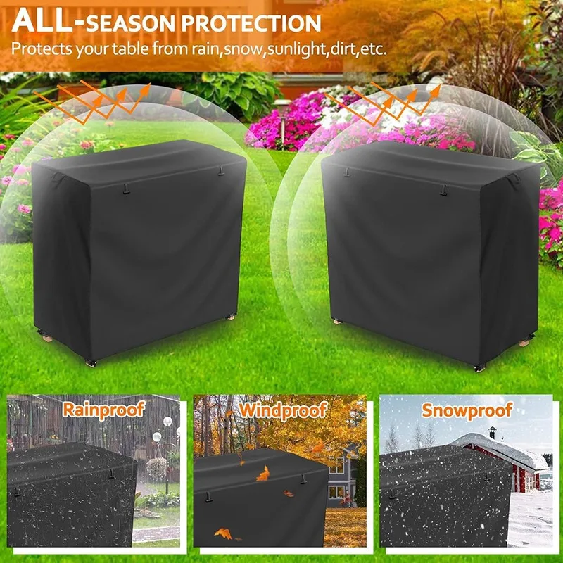 210D Oxford cloth Outdoor table cover Garden Wooden locker cover Outdoor shoe cabinet cover Rain cover Dust cover