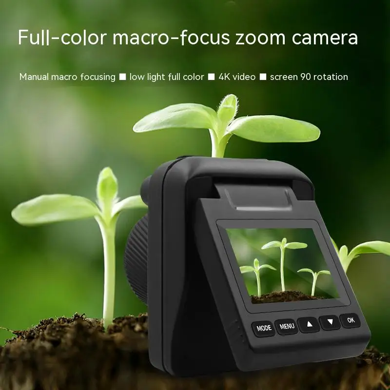 TL3000 Mini TimeLapse Full-Color 70° lens 90° Rotation Screen 4K Full Color Starlight Camera Built-in 3000mAh IP66 waterproof