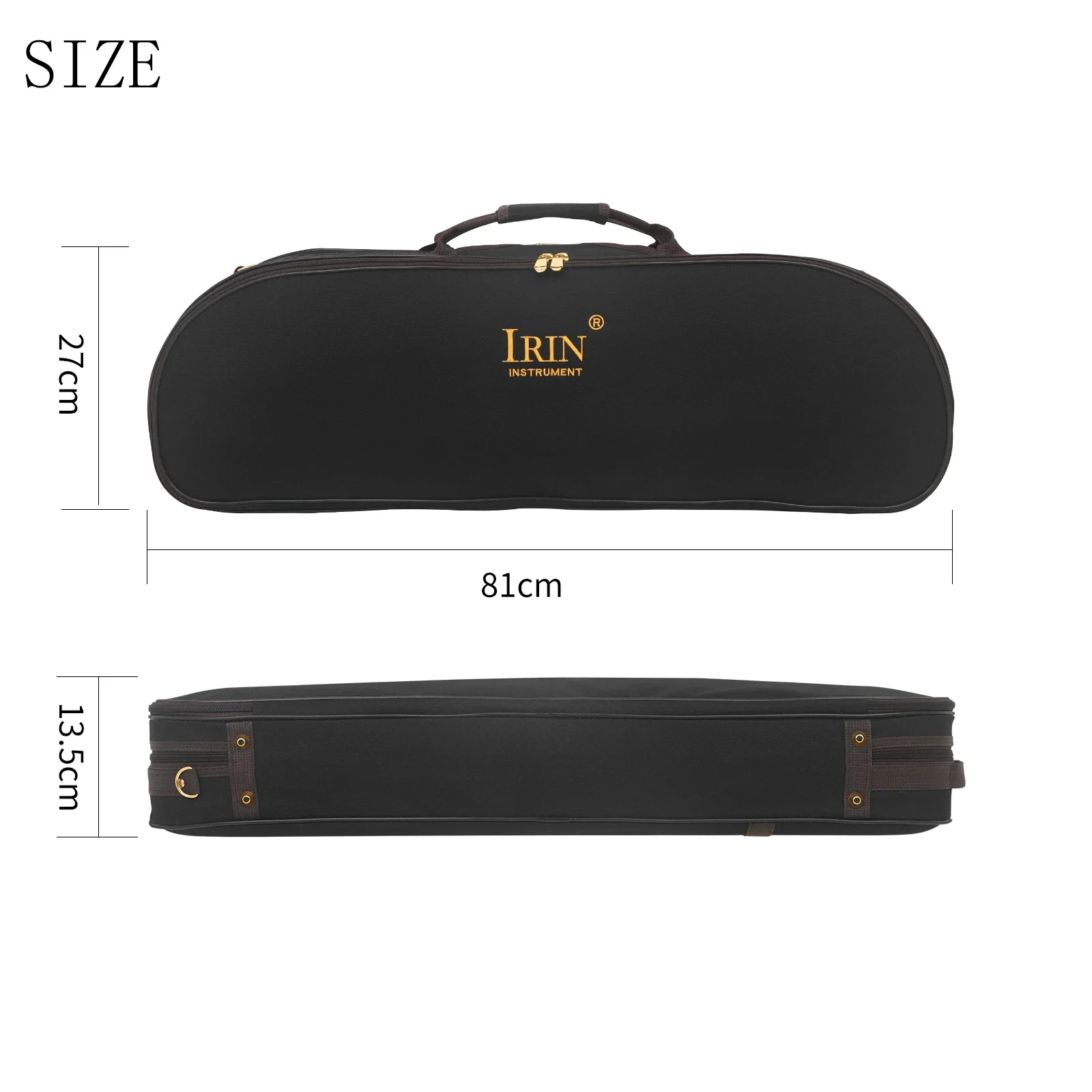 High Quality Violin Case Moisture-Proof Storage Box with Hygrometer Straps Oxford Violin Box Waterproof Violin Backpack Parts